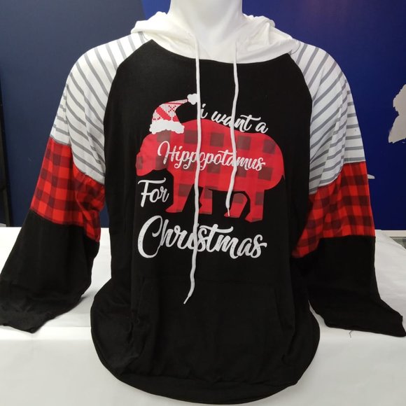 HOODIE SHIRT CHRISTMAS THEME - Picture 1 of 4